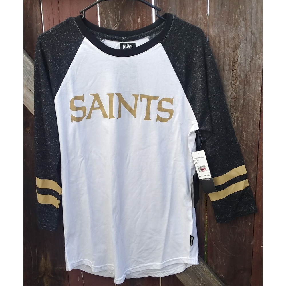 Saints 3/4 Sleeve Tee